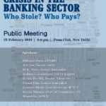 Crisis in the Banking Sector: Who Stole? Who Pays?