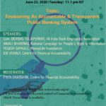 Webinar; Envisioning An Accountable & Transparent Public Banking System