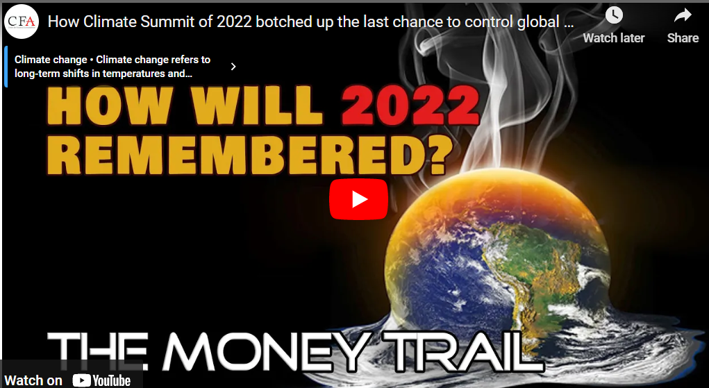 How the Climate Summit of 2022 botched up the last chance to control global warming