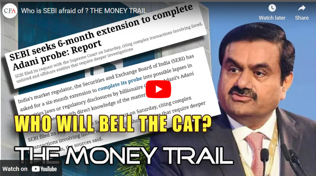 Who is SEBI afraid of? THE MONEY TRAIL